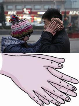 男友取暖 摩擦生热